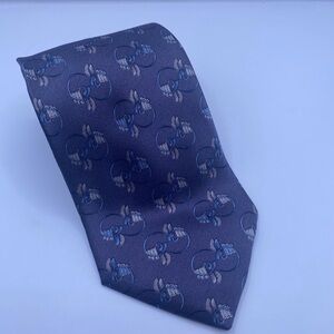 Valentino Gray and Blue Floral Men's Tie
